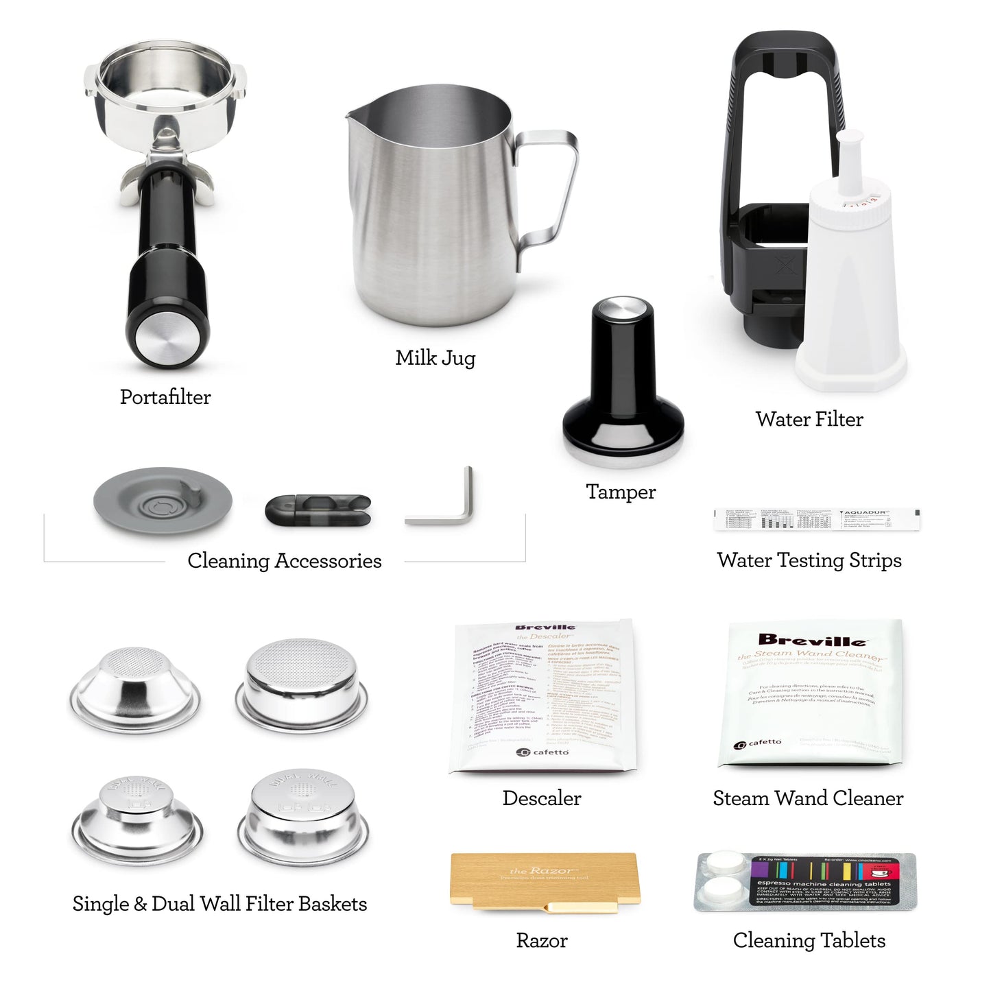 Breville Dual Boiler Espresso Machine BES920XL, Brushed Stainless Steel