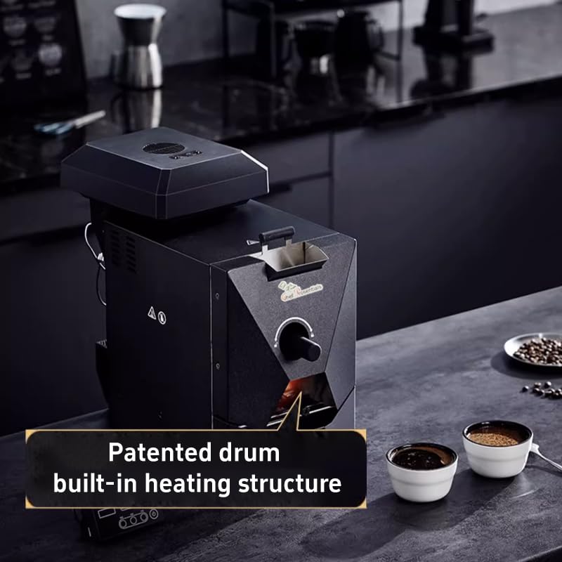 Electric Coffee Bean Roaster Machine, Smokeless Drum Roasting, for Home&Commercial Automatic Baking (B500)