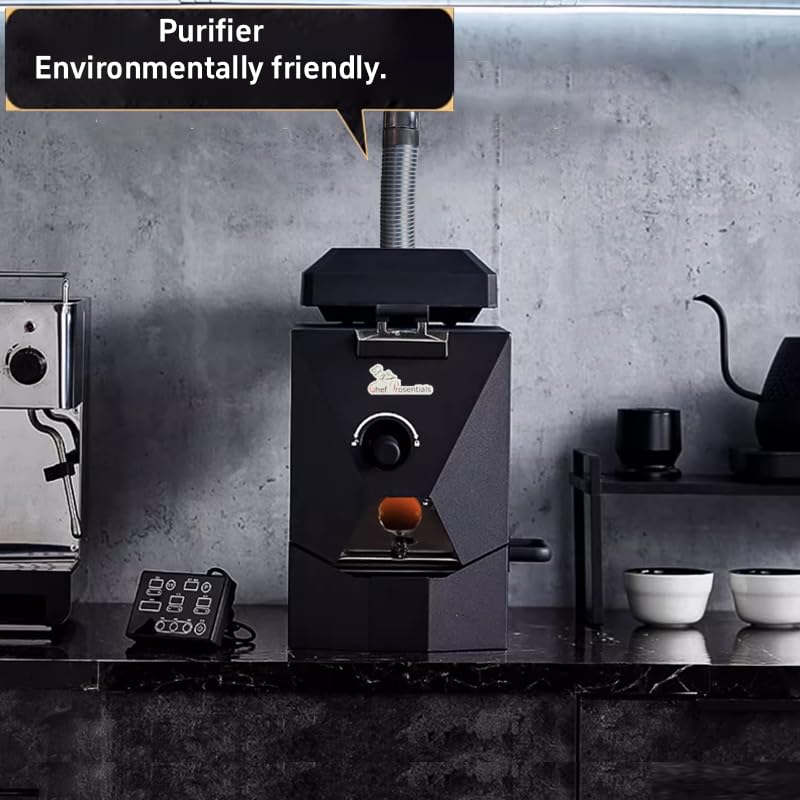 Electric Coffee Bean Roaster Machine, Smokeless Drum Roasting, for Home&Commercial Automatic Baking (B500)