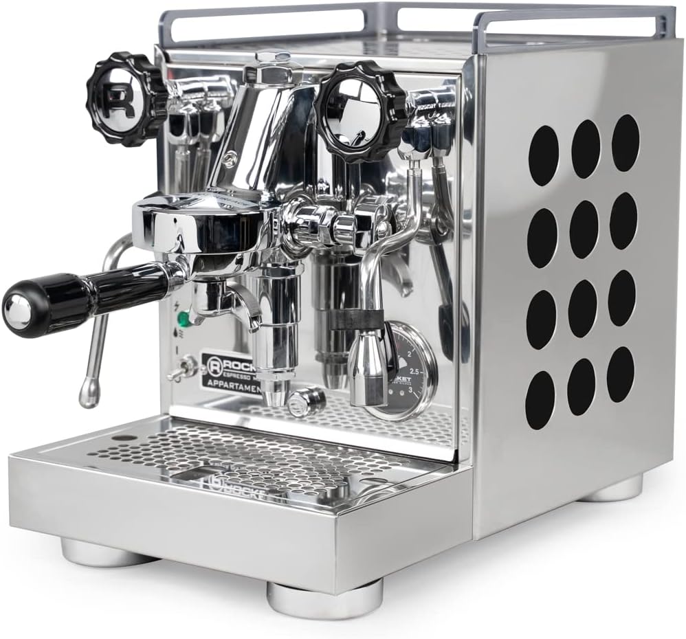 Rocket Espresso Appartamento Espresso Machine | E61 | Heat Exchanger | Black