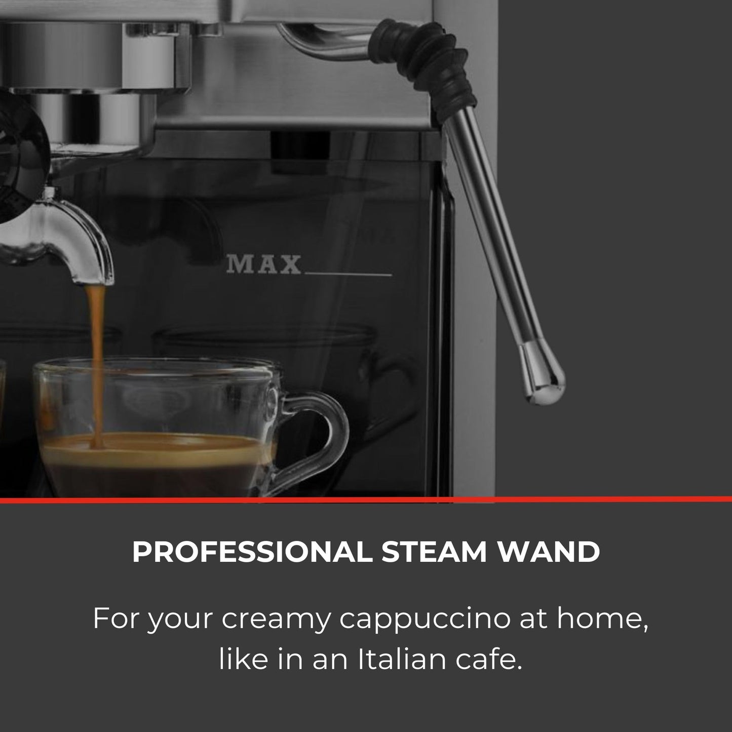 Gaggia RI9380/49 Classic Evo Pro Espresso Machine, Thunder Black, Small