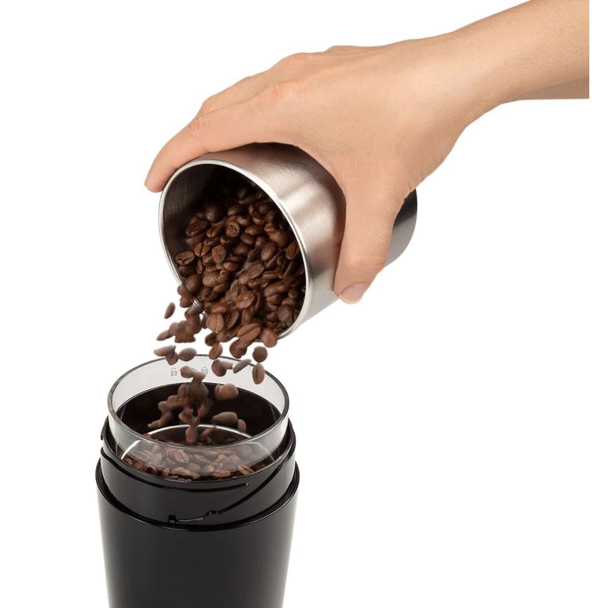 Coffee Grinder DeLonghi KG 200 170 W 90 g Black
