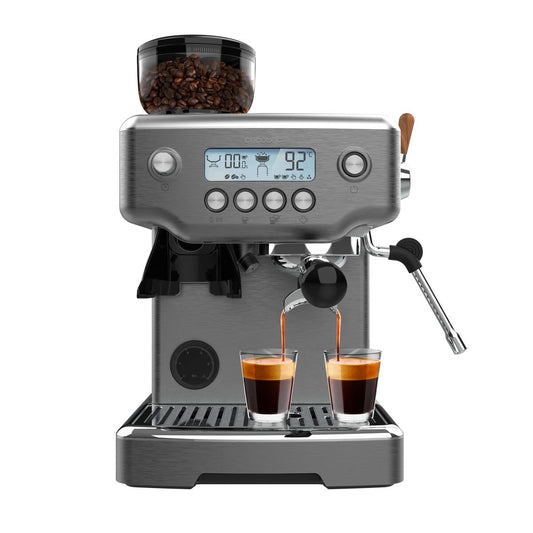 Cecotec Espresso Machine Power Espresso 20 Barista 20bar 2200W grinder steamer